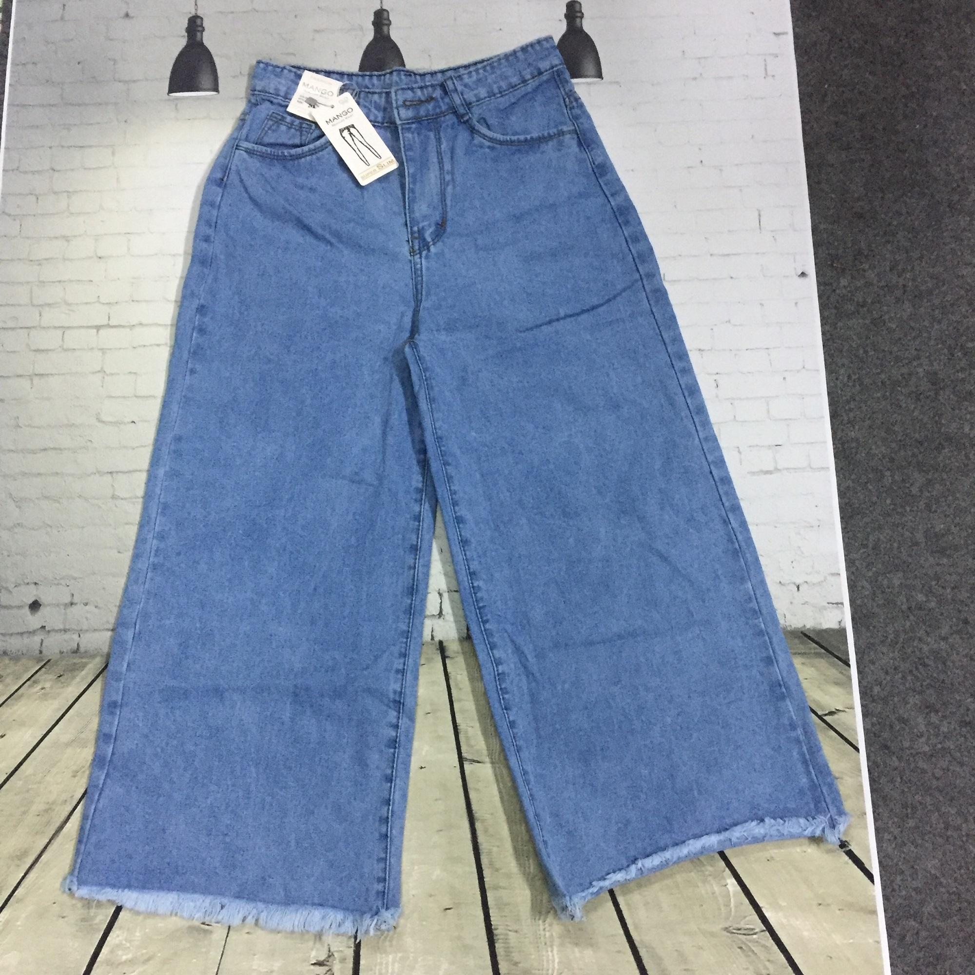Quần Jeans Nữ Ống Rộng Cao Cấp N3041
