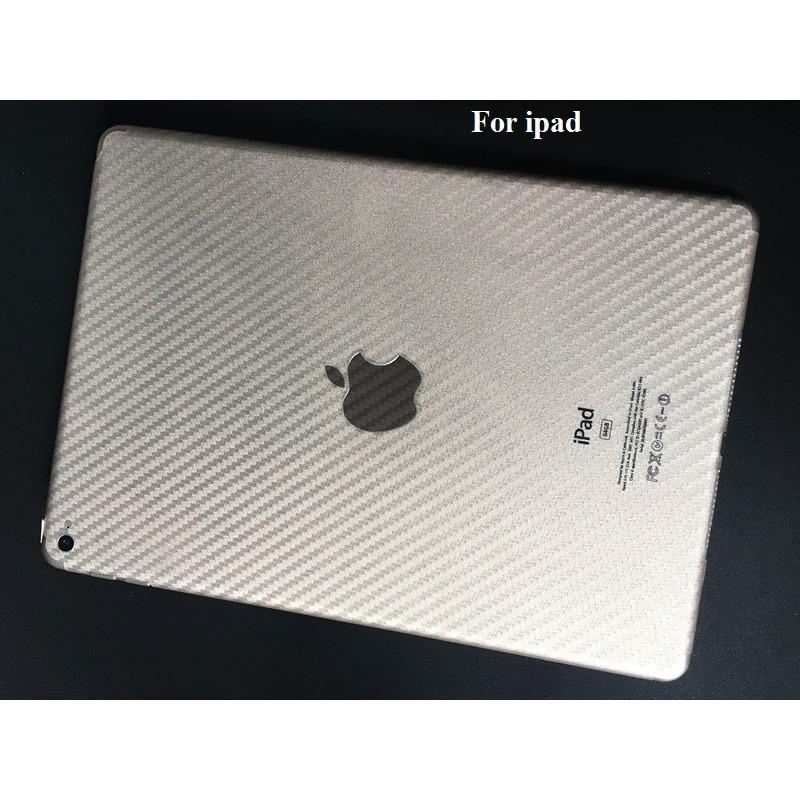 Miếng dán mặt lưng vân Carbon 3D iPad Hàng nhập khẩu