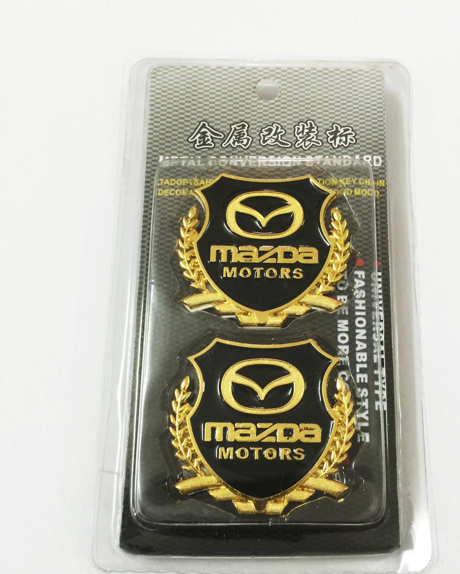 Bộ 2 Huy hiệu logo cho ô tô Mazda