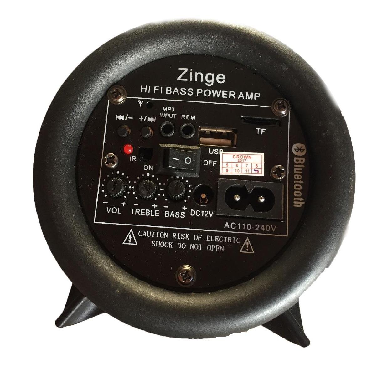 [HCM]Loa di động Crow cỡ số 4  Có Bluetooth (Đen)