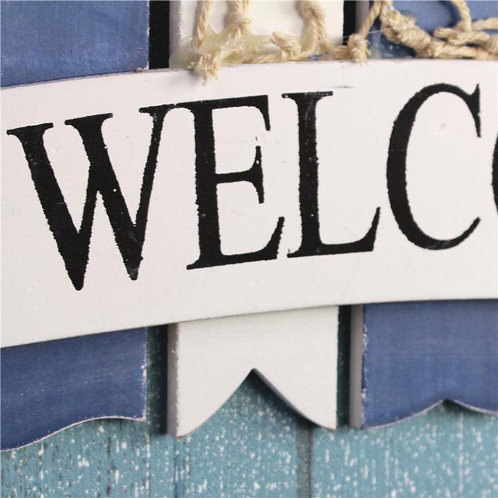 [HCM]Bảng gỗ treo cửa Welcome