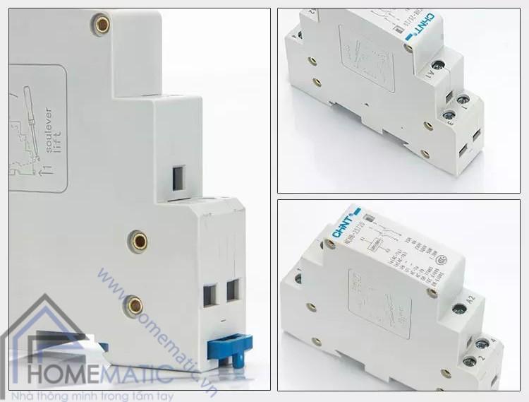 Khởi động từ 1 pha CHINT NCH8 20A ( xám trắng )