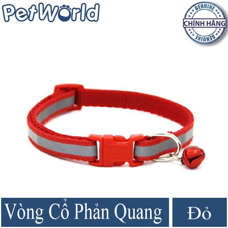 Vòng Cổ Phản Quang Cho Chó Mèo - màu xanh lá