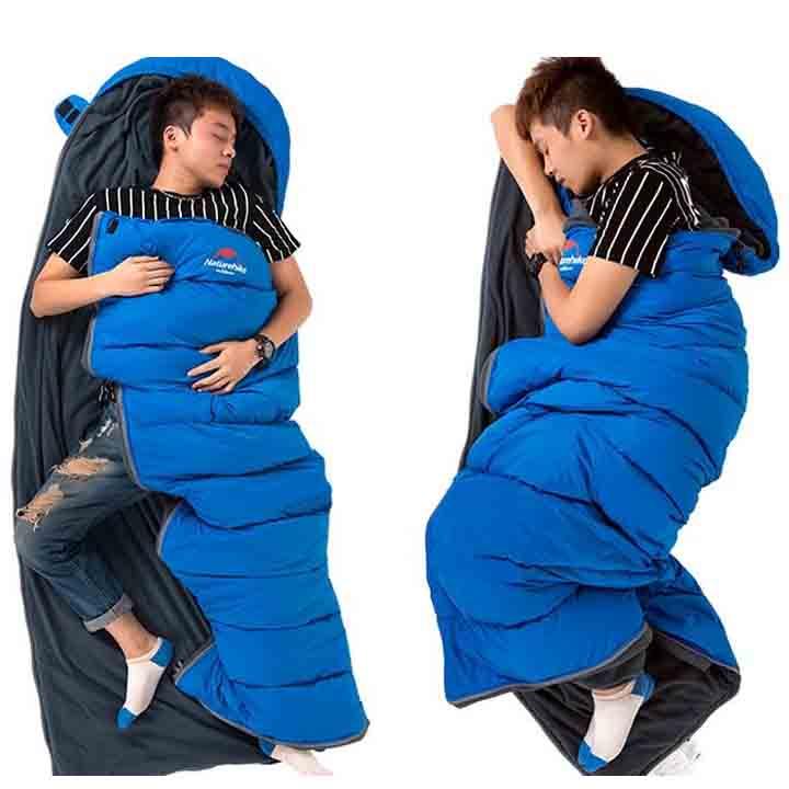 Túi ngủ văn phòng siêu ấm (Xanh rêu)