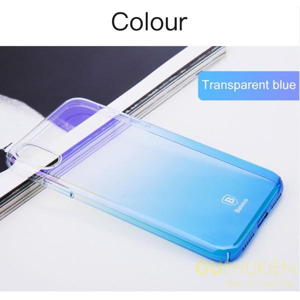 Ốp lưng iPhone X cứng đổi màu Baseus Glaze Series