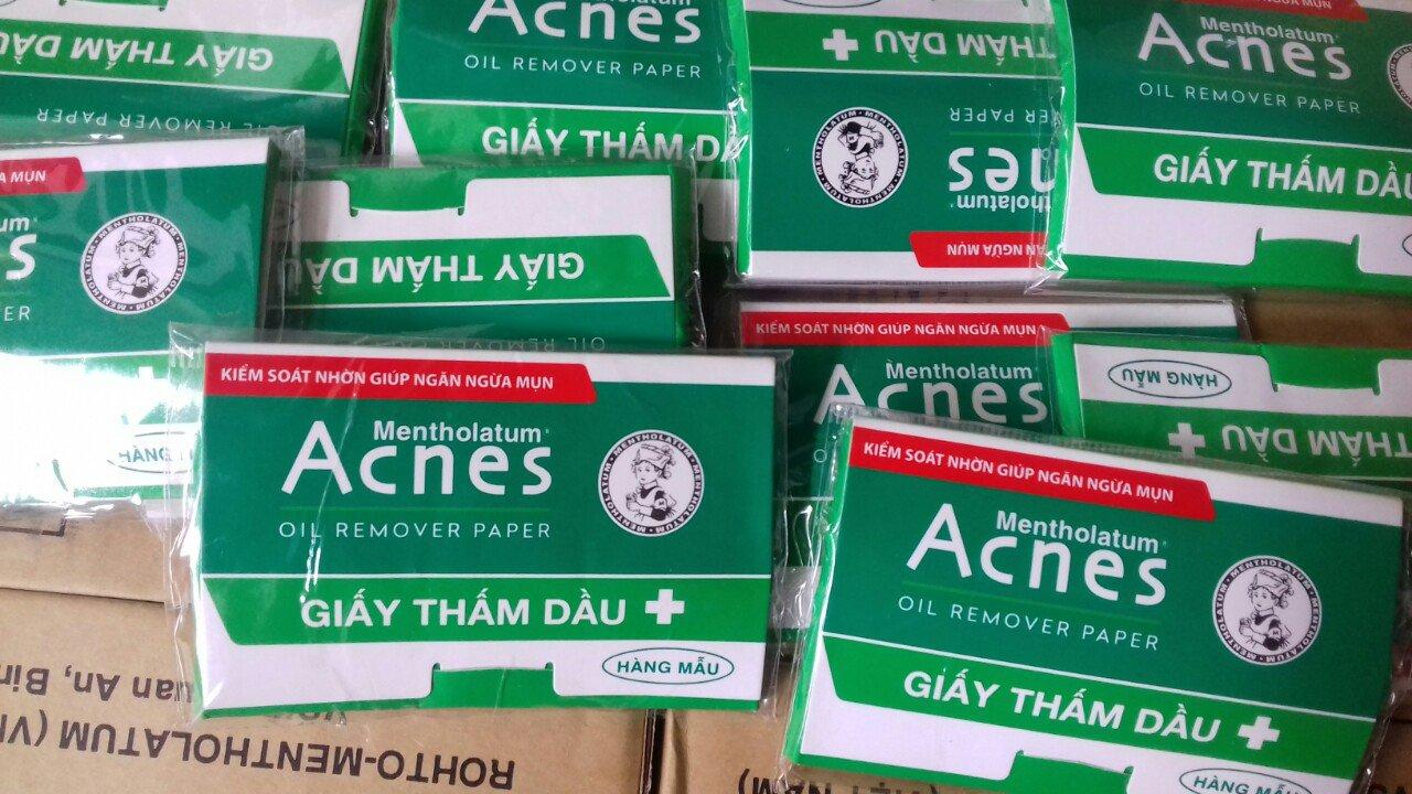 3 bịch Giấy Thấm Dầu Acnes 50 Tờ