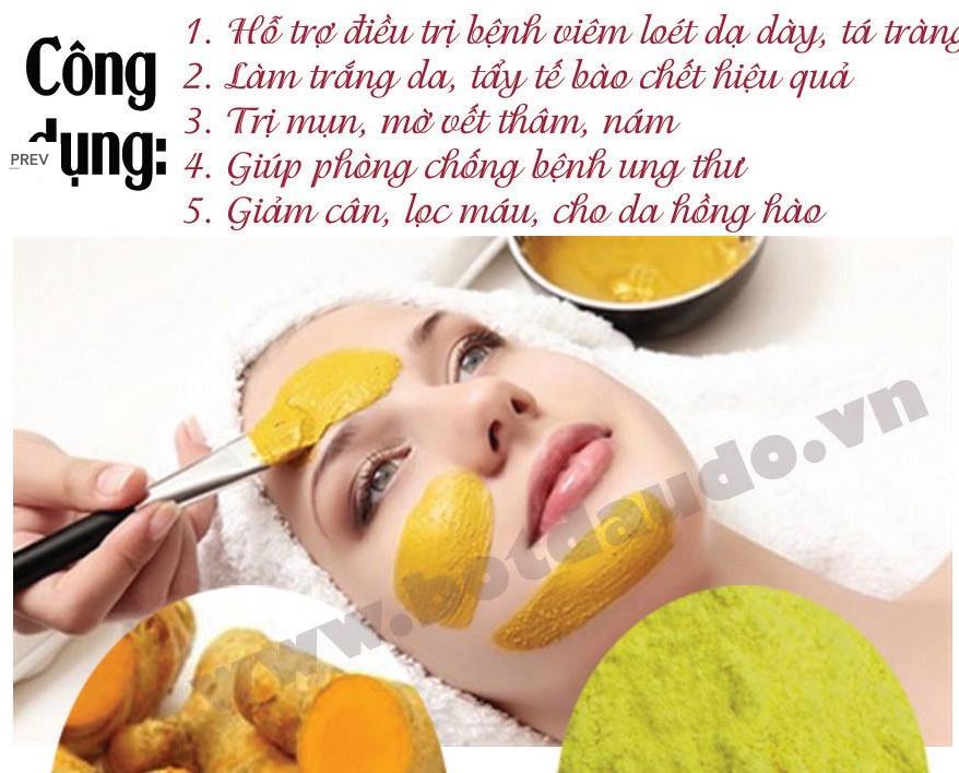 [HCM]Tinh Bột Nghệ nguyên chất Quảng Trị 500gr