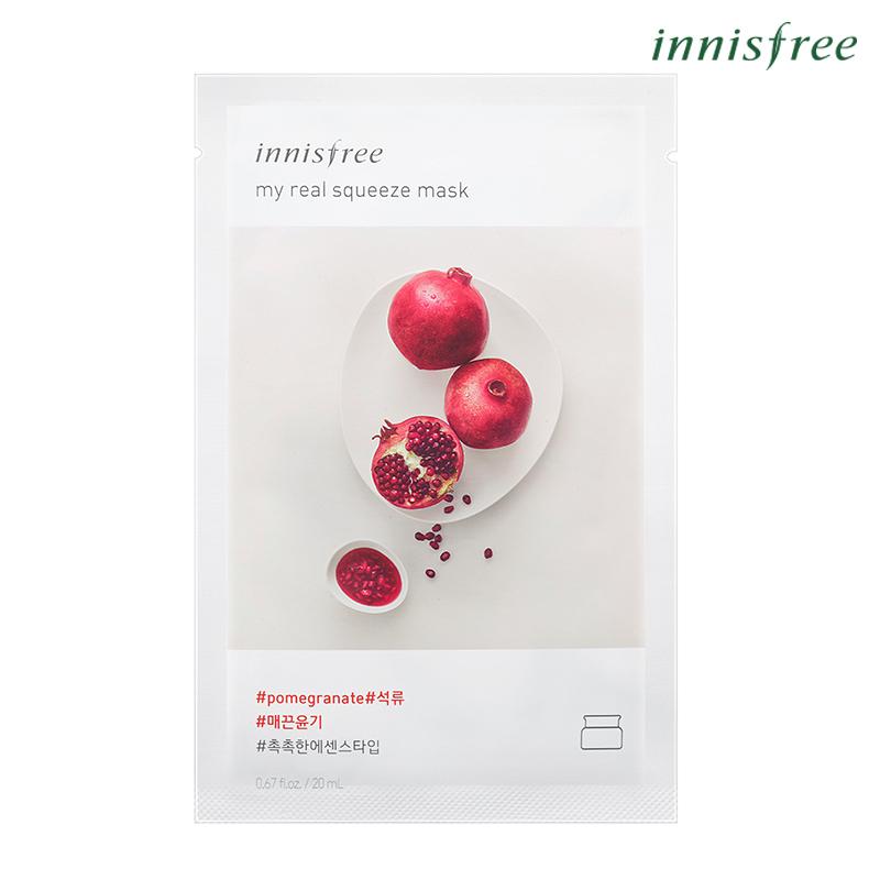Bộ mặt nạ giấy Innisfree My Real Squeeze Mask 5 miếng