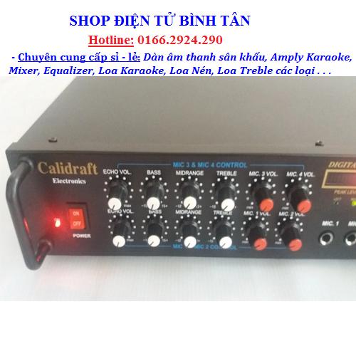 Vang Mixer Karaoke Calidraft 2 line