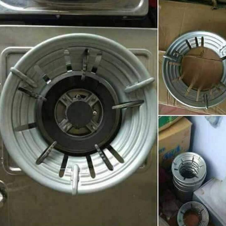 Kiềng tiết kiệm gas chắn gió bếp gas