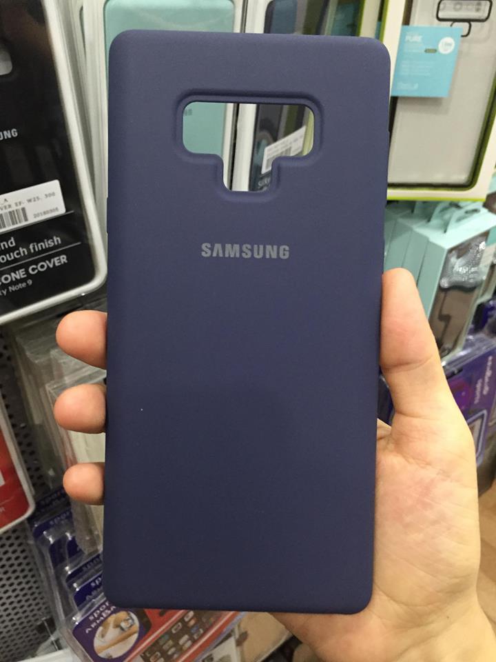 Ốp lưng Silicone Cover cho Samsung Note 9 (xanh than)
