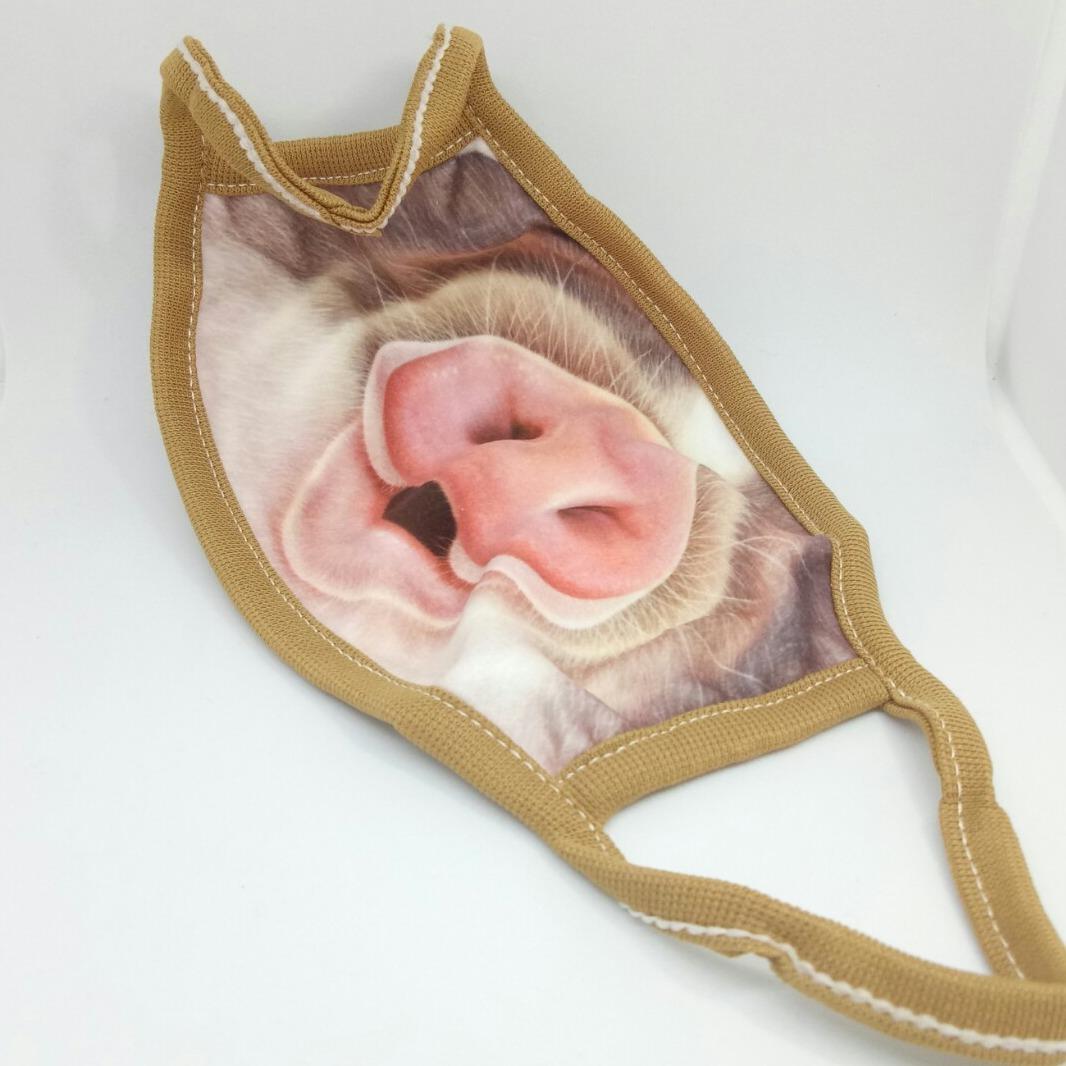 Funny Pig Face 3D Printed Mask