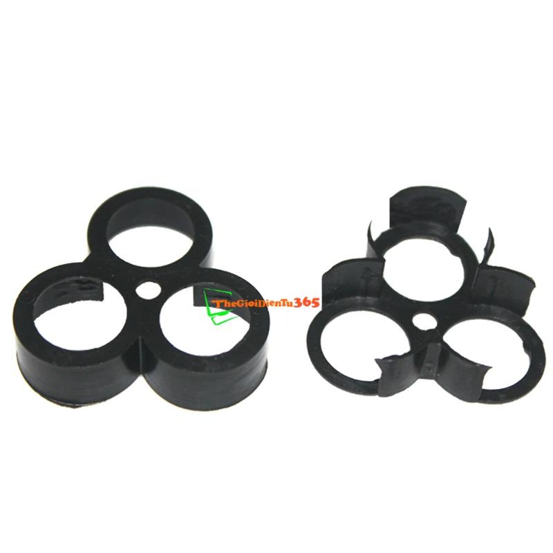 COMBO 5 KHUNG ĐẾ PIN 18650 3CELL TAM GIÁC ( Loại 1 CẶP)
