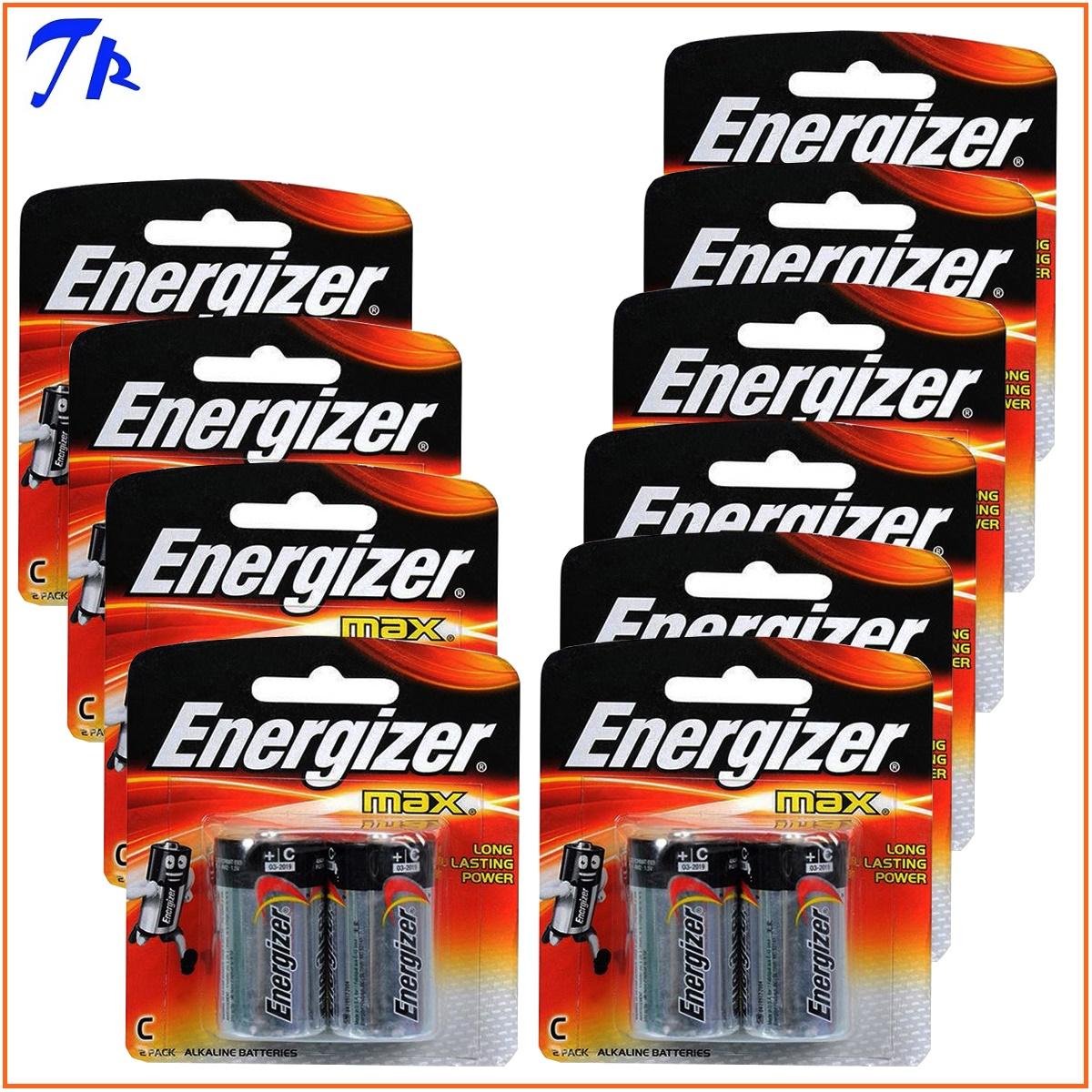 [HCM]2 vỉ Pin Trung C (LR14) Energizer Alkaline ( vỉ 2 viên )