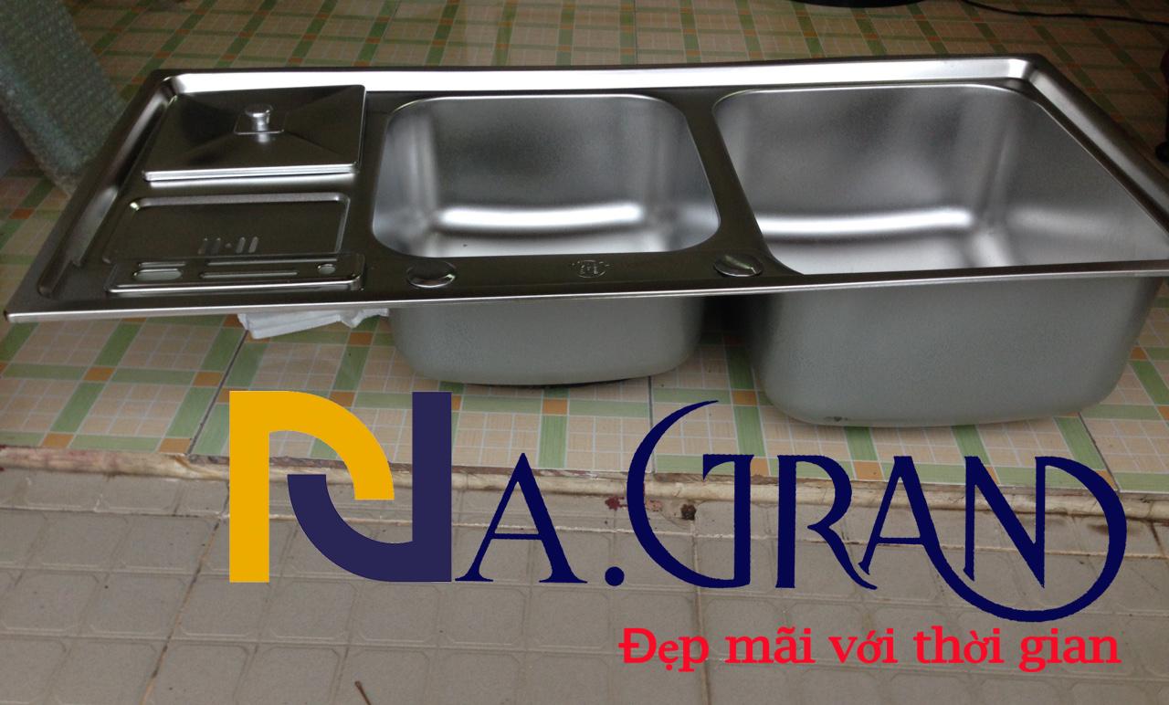 Chậu Rửa Chén Bát INOX 304 Cao Cấp N8 NA.GRAND Tặng Bộ Xả Chậu