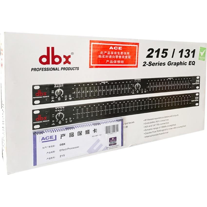 [HCM]Lọc xì Equalizer DBX 215 (Tặng 4 Jack chuyển 6ly ra AV)