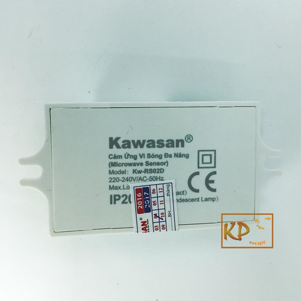 Công tắc cảm biến, cảm ứng chuyển động vi sóng rada xuyên vật cản Kawa RS02D