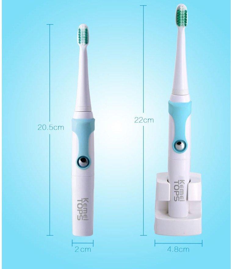 [HCM]Bàn Chải Đánh Răng Điện Đánh Cực Sạch Kemei KM-907