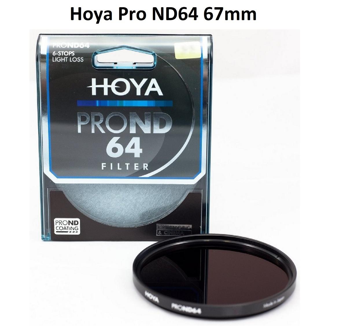 Kính lọc Filter Hoya Pro ND64 67mm
