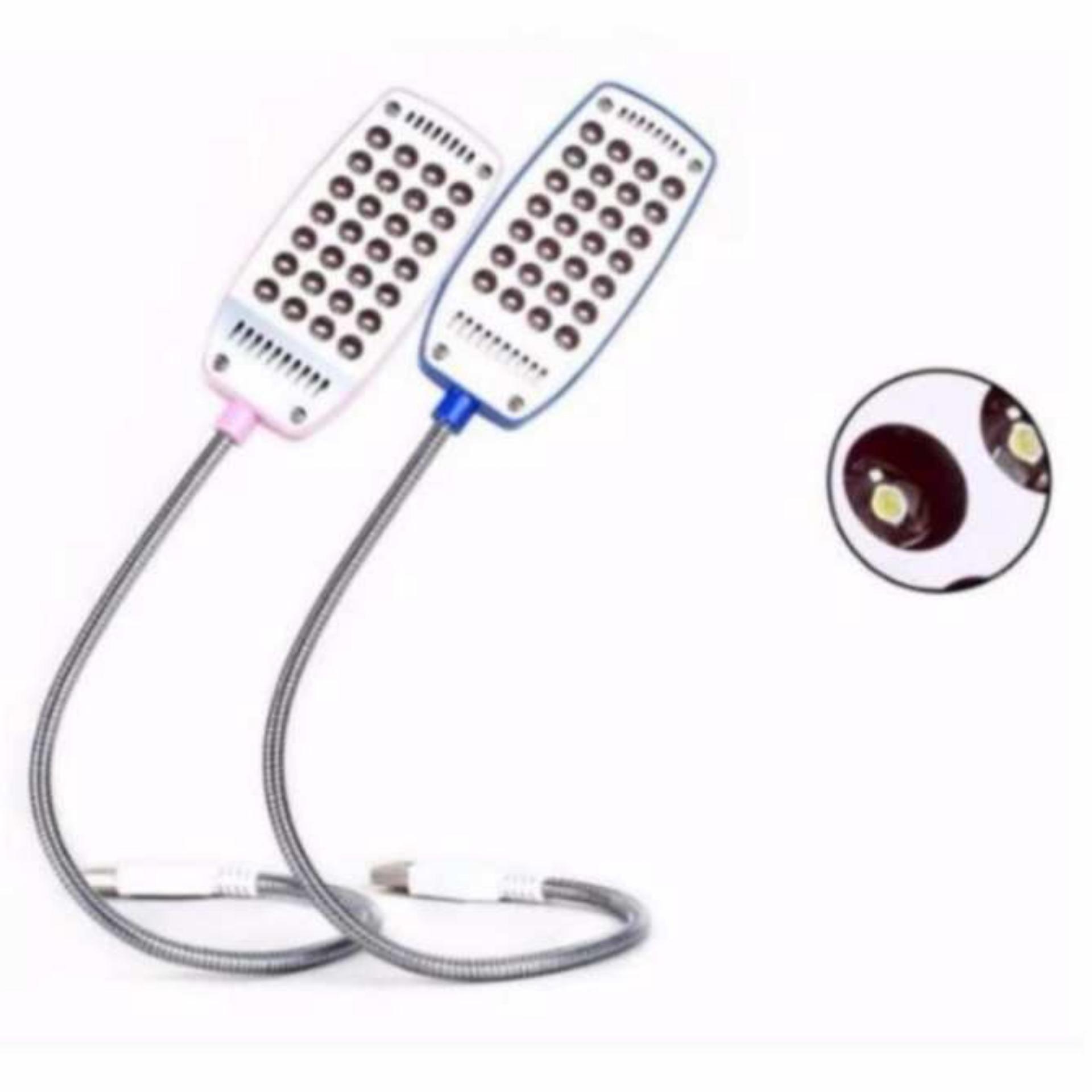 Bộ 2 Đèn học LED usb 28 bóng siêu sáng quay 360 độ