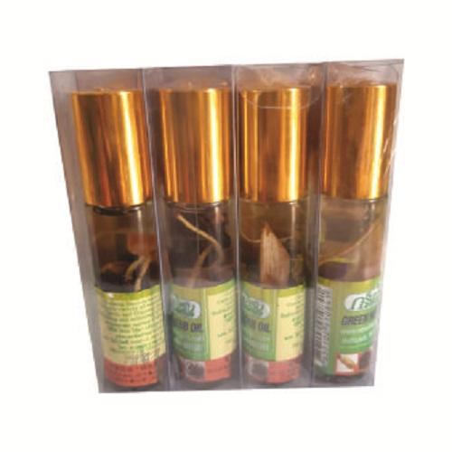 Lốc 12 Dầu Gió Sâm Thảo Dược Green Herb Oil (Chai lớn 8ml)