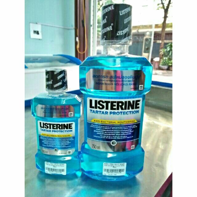 Xúc miệng Listerin thái 250ml bạc hà