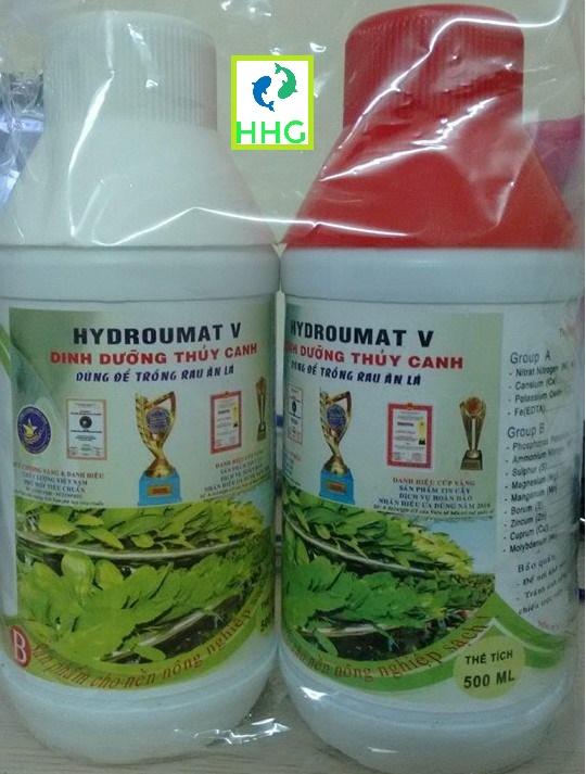HYDROUMAT V - dung dịch thủy canh cho RAU ĂN LÁ