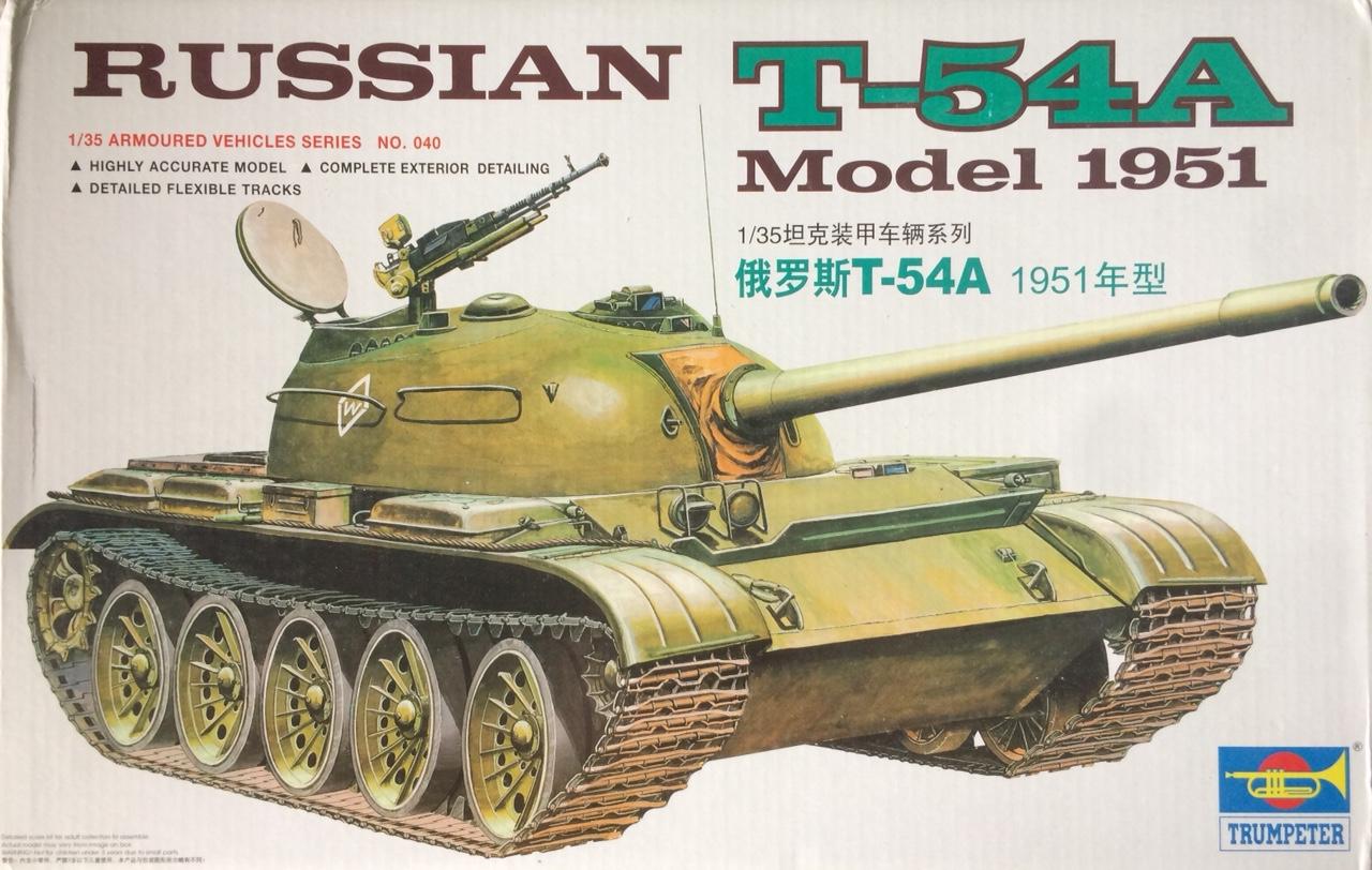 Mô hình lắp ráp- Xe Tăng RUSSIAN T-54A  Model 1951