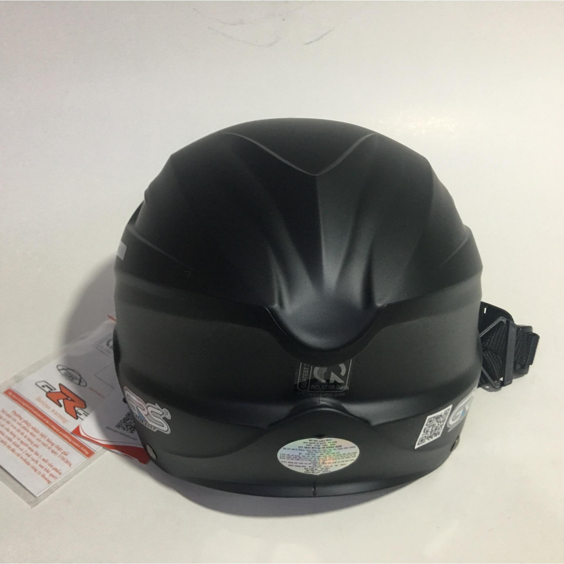 MŨ BẢO HIỂM GRS A760 CHÍNH HÃNG (ĐEN NHÁM)