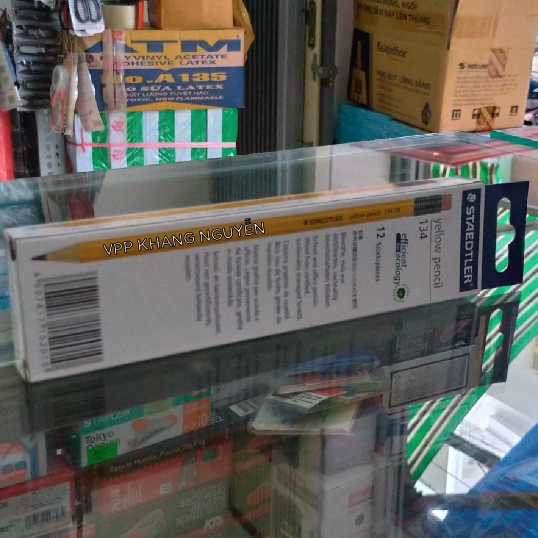 Bút chì 2B Có Gôm Staedtler 134 Hộp 12 Bút