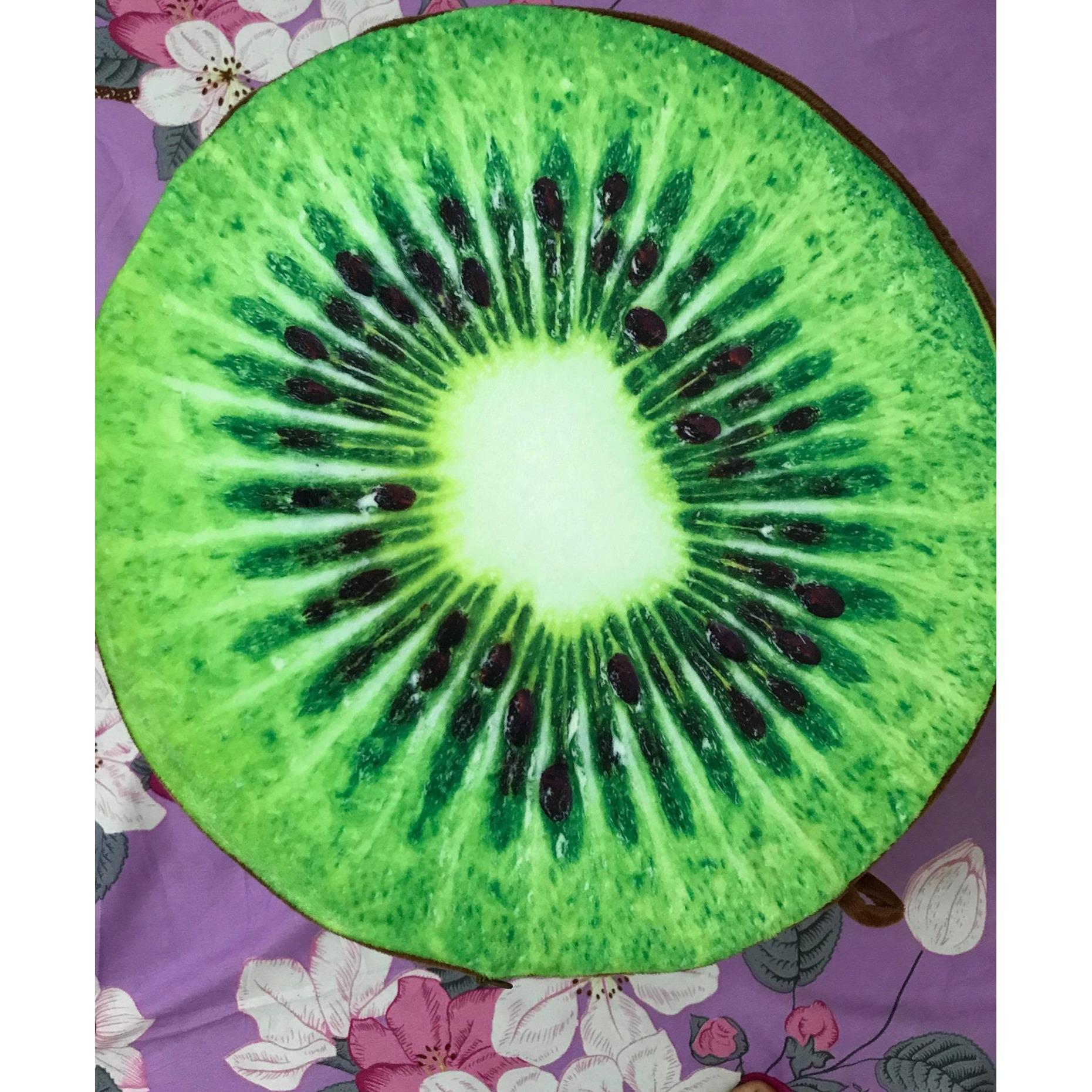 gối 3d trái cây - kiwi