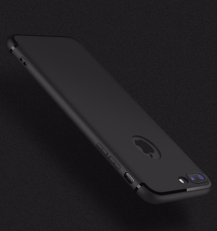 Ốp lưng iphone 7/8 silicon dẻo đen 0.33mm