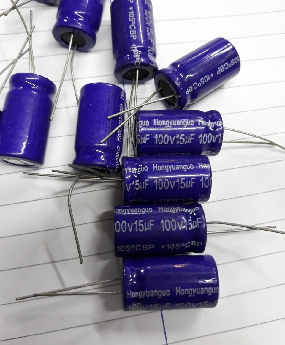 10 Tụ Loa 15mf  - 100V 