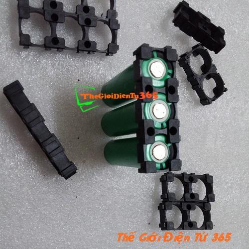 COMBO 10 KHUNG ĐẾ PIN 18650 3 CELL