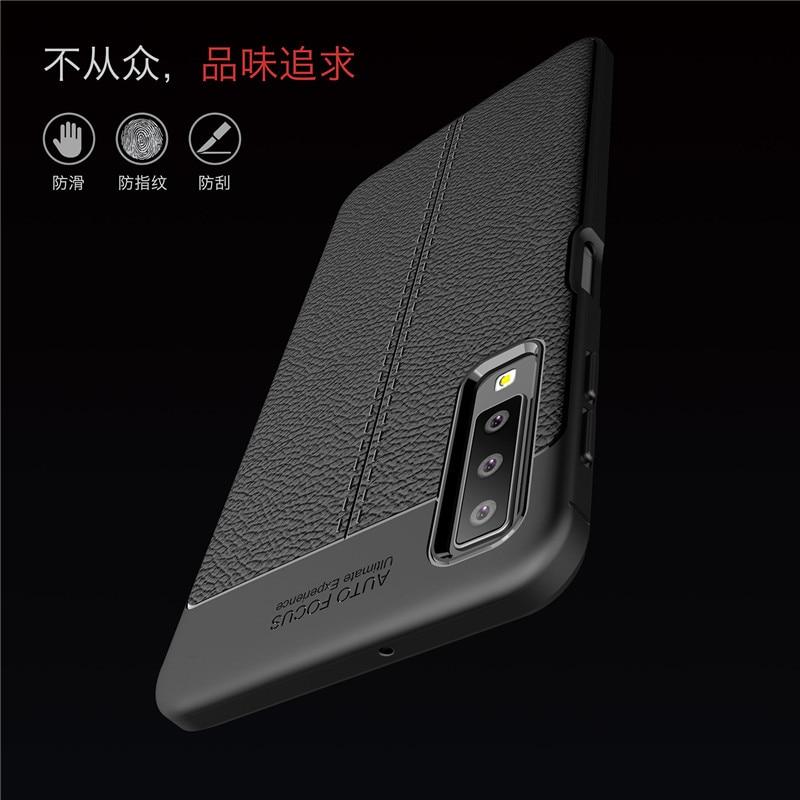 Ốp Lưng Silicon Auto Focus Cho Samsung Galaxy A7 (2018)