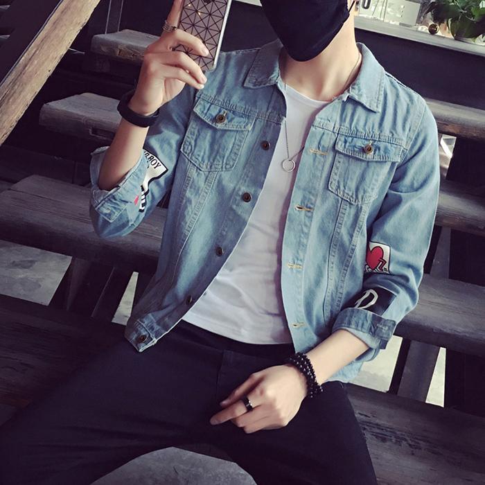 Áo khoác Jean nam Bad Boy số 8 thời trang (Size L)
