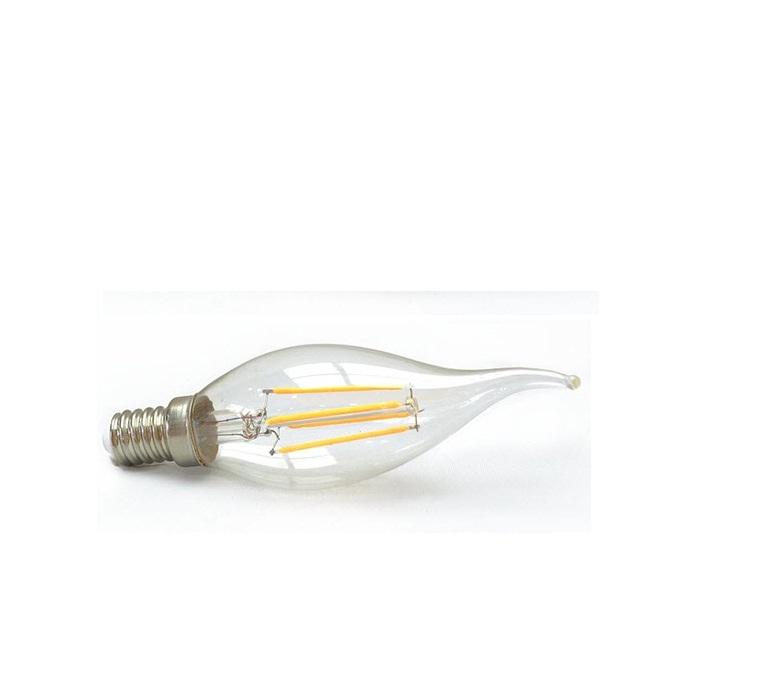 Bộ 20 bóng đèn Led nến giả dây tóc Edision 4 đường Led - 4W đuôi E14 (Ánh sáng vàng)