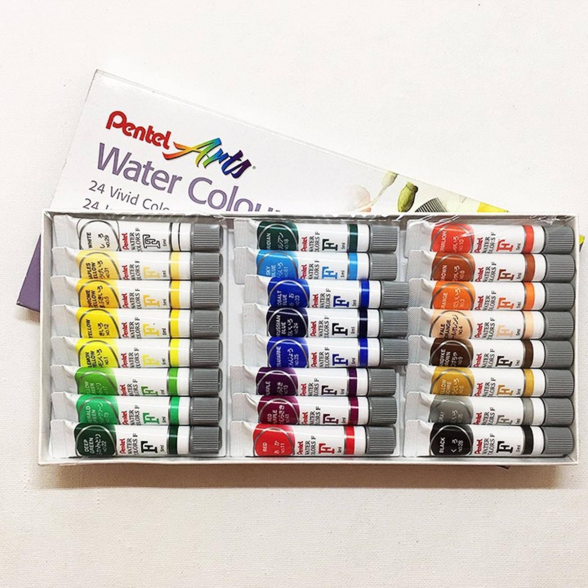 MÀU NƯỚC PENTEL 24 MÀU
