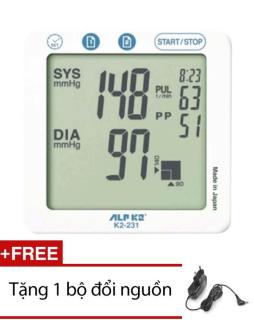 Máy đo huyết áp bắp tay điện tử tự động ALPK2 Model K2 231 (Trắng) + Tặng bộ đổi nguồn thumbnail