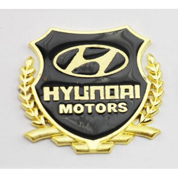 [HCM]Bộ 2 logo bông lúa dán xe ô tô