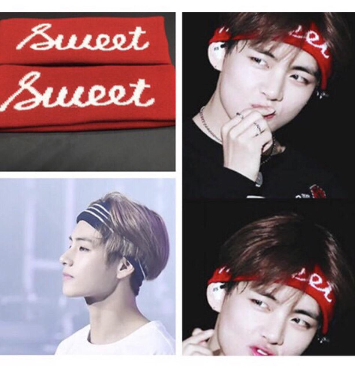 Headband Băng đô đội đầu Sweet BTS V Suga