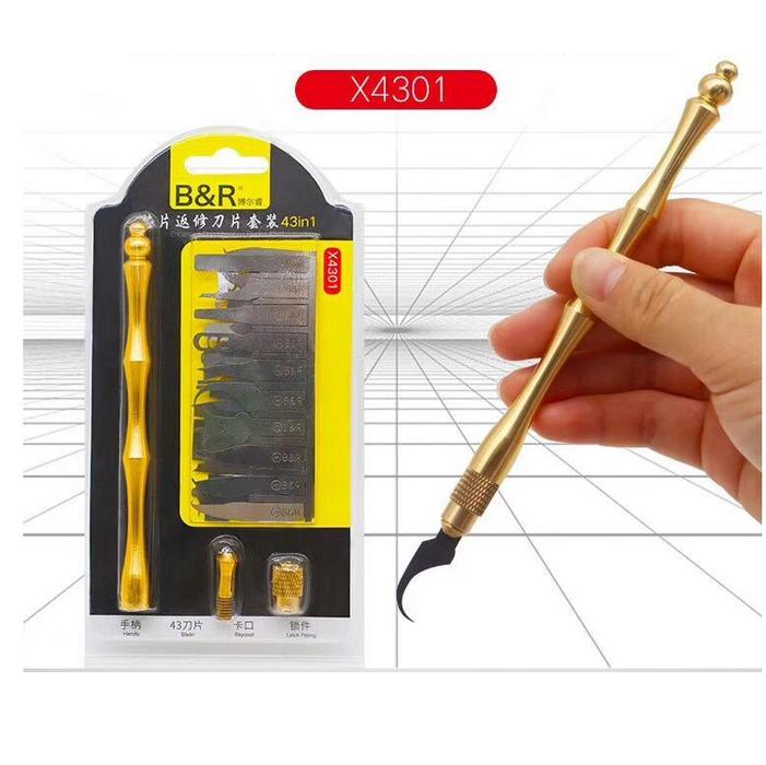 [HCM]Bộ dụng cụ sửa iphone CPU iphone A8 A9 A10 43in1