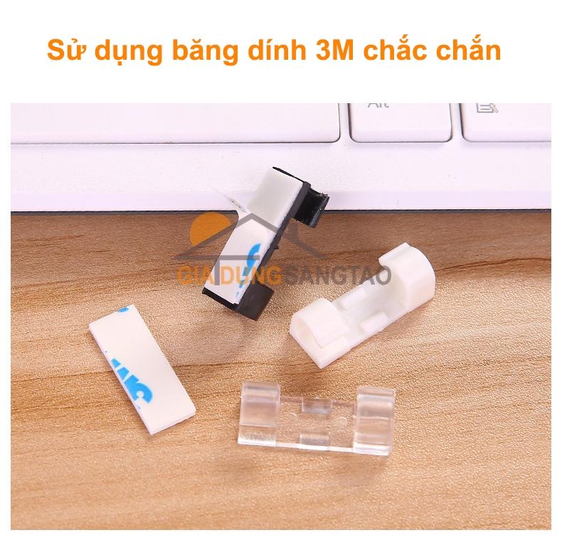 Vỉ 16 nút giữ dây điện gọn gàng