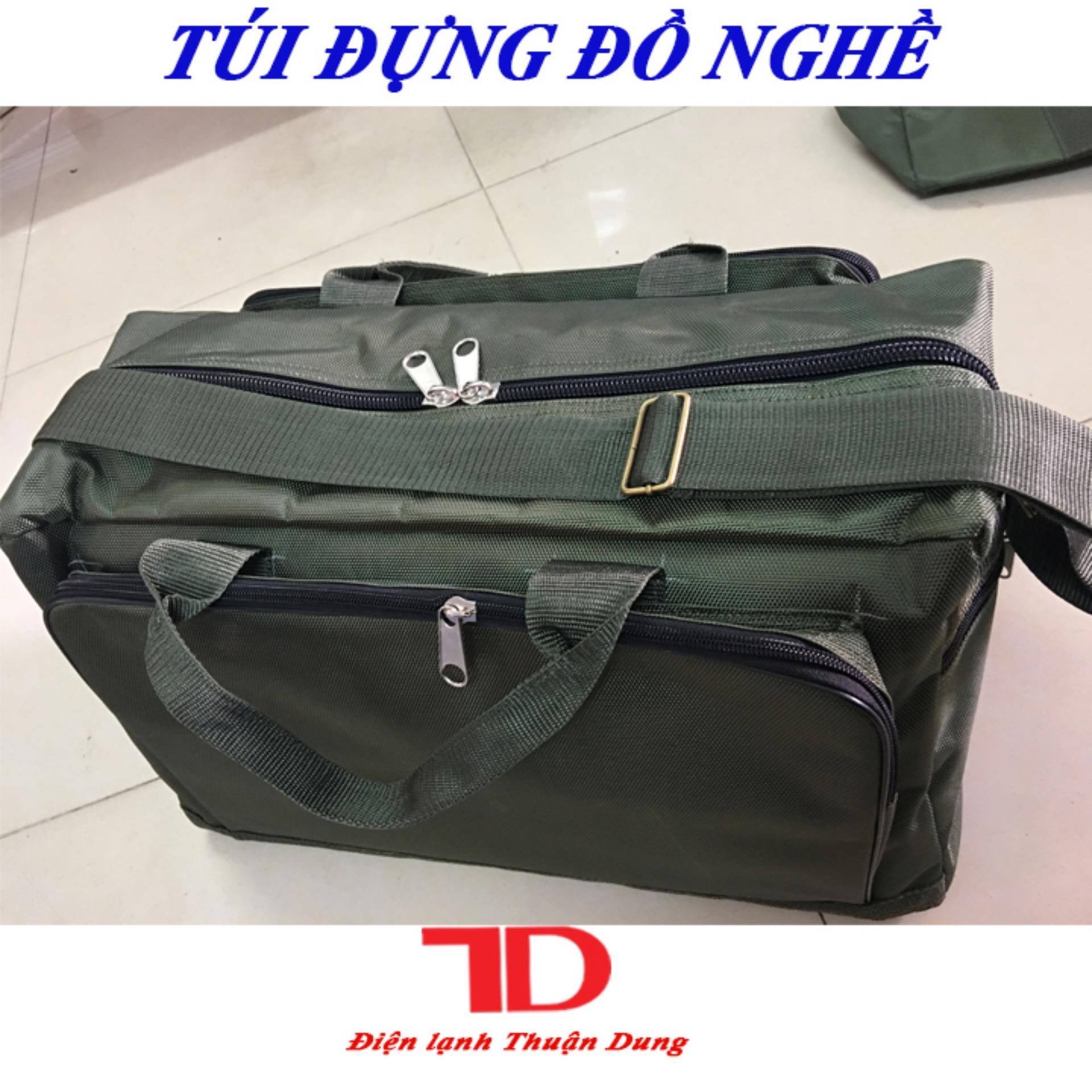 Túi Đựng Đồ Nghề Loại Ngang Size Đại Xanh Rêu - Điện Lạnh Thuận Dung