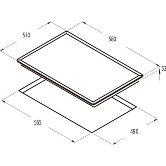 Bếp điện âm Flamenco FEC 604 (Bạc)
