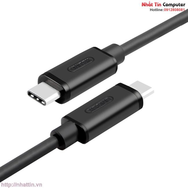 Cáp chuyển đổi tín hiệu USB Type-C sang micro USB Unitek Y-C473