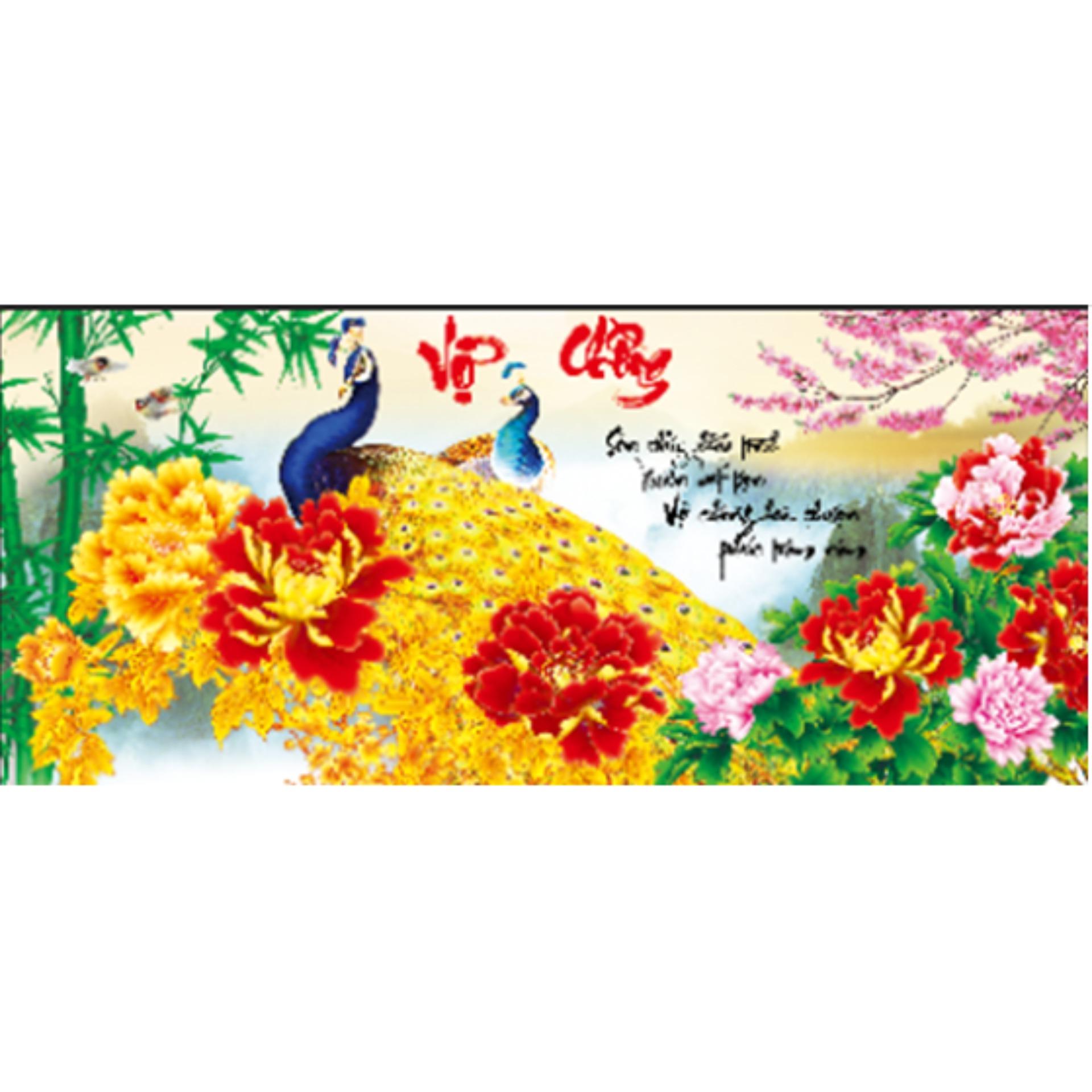 X8102-Tranh thêu chữ thập vợ chồng