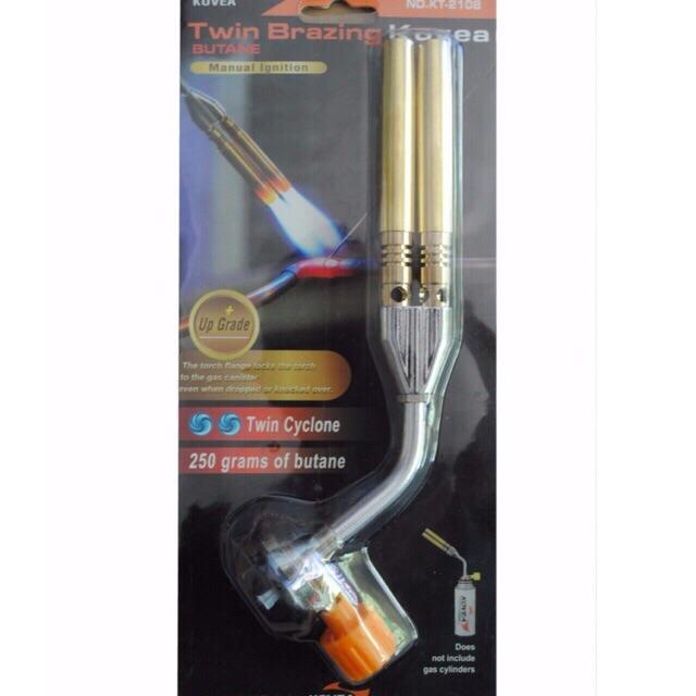 Khò ga đôi lắp bình gas mini kovea