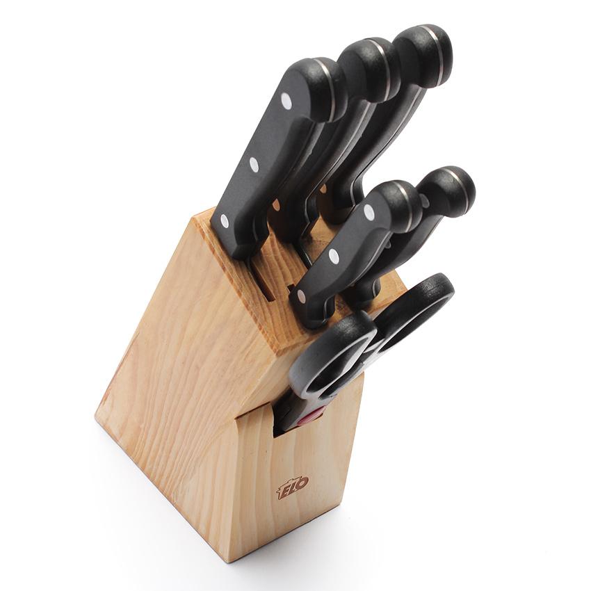 Bộ dao kéo 7 món có hộp gỗ bảo quản Cao cấp