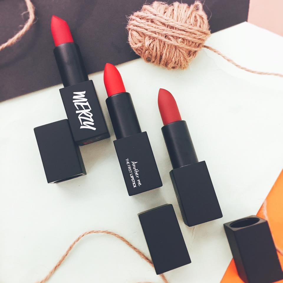 Son Thỏi Lì Merzy Another Me The First Lipstick Màu L5 (Đỏ Hồng)